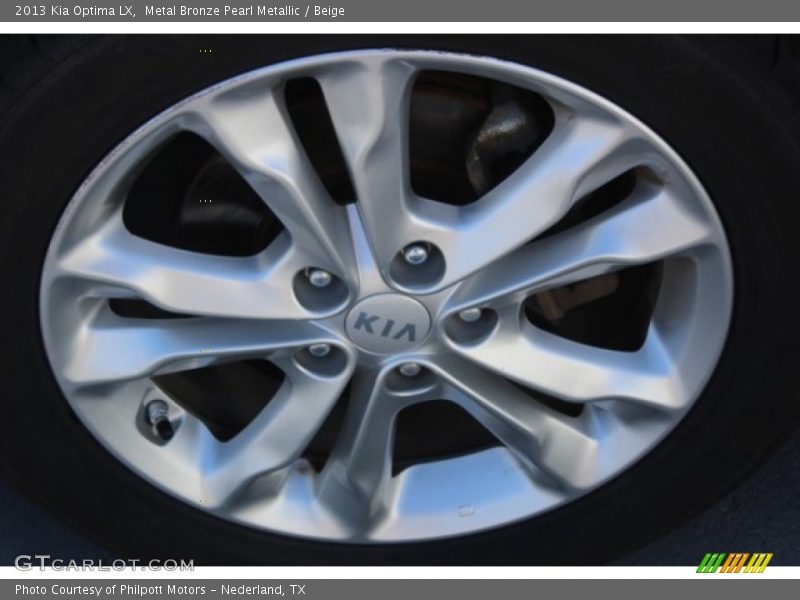 Metal Bronze Pearl Metallic / Beige 2013 Kia Optima LX