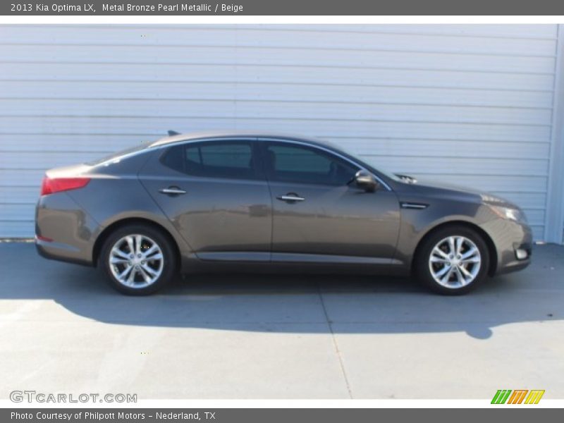Metal Bronze Pearl Metallic / Beige 2013 Kia Optima LX