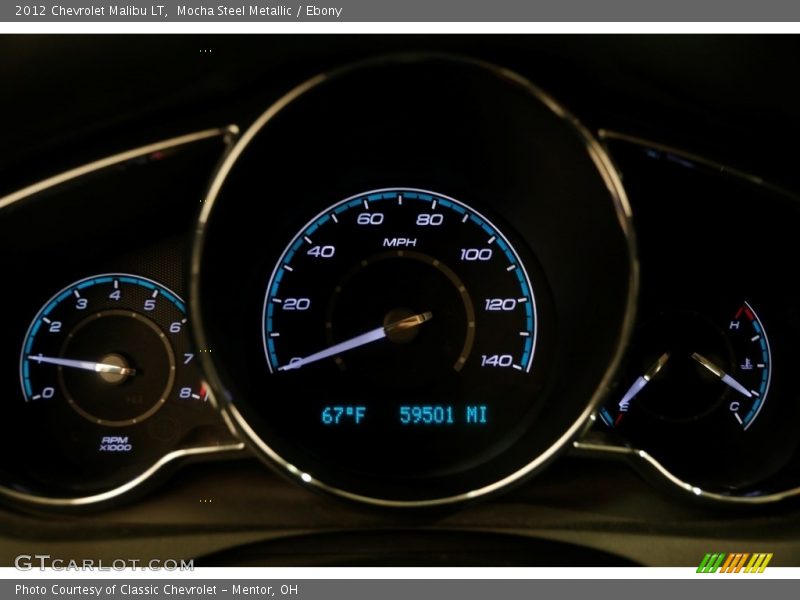 Mocha Steel Metallic / Ebony 2012 Chevrolet Malibu LT