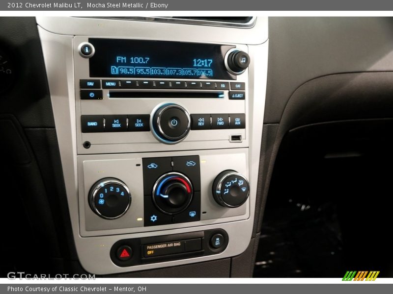 Mocha Steel Metallic / Ebony 2012 Chevrolet Malibu LT