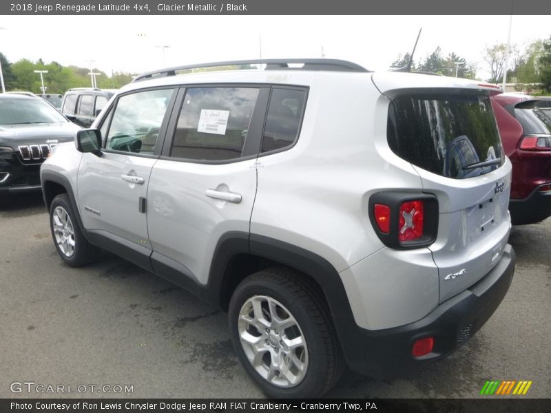 Glacier Metallic / Black 2018 Jeep Renegade Latitude 4x4