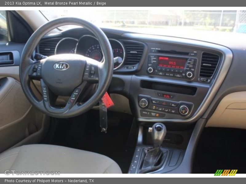Metal Bronze Pearl Metallic / Beige 2013 Kia Optima LX