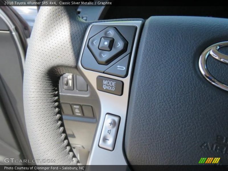 Classic Silver Metallic / Graphite 2018 Toyota 4Runner SR5 4x4