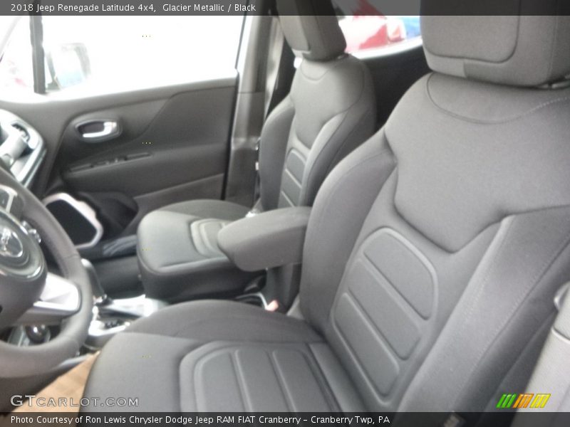 Glacier Metallic / Black 2018 Jeep Renegade Latitude 4x4