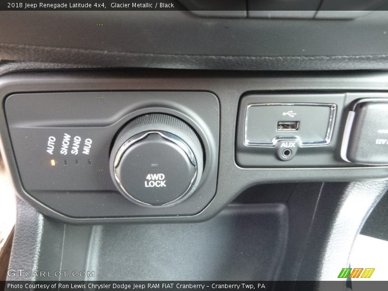 Glacier Metallic / Black 2018 Jeep Renegade Latitude 4x4