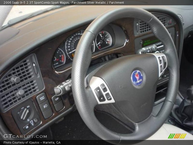 Parchment Silver Metallic / Parchment 2006 Saab 9-5 2.3T SportCombi Sport Wagon