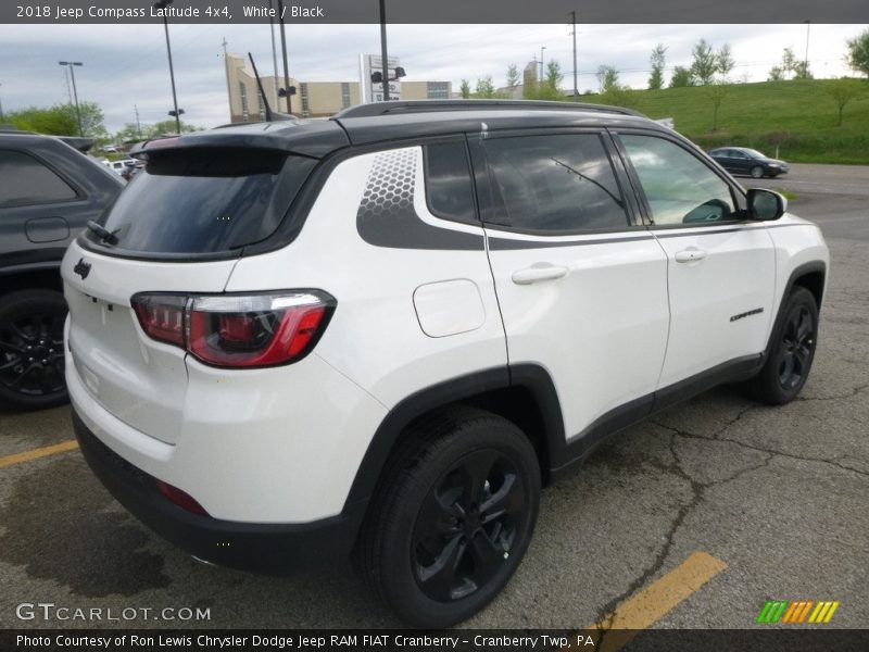 White / Black 2018 Jeep Compass Latitude 4x4