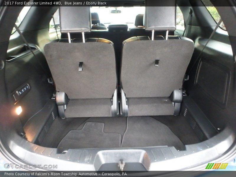 Blue Jeans / Ebony Black 2017 Ford Explorer Limited 4WD