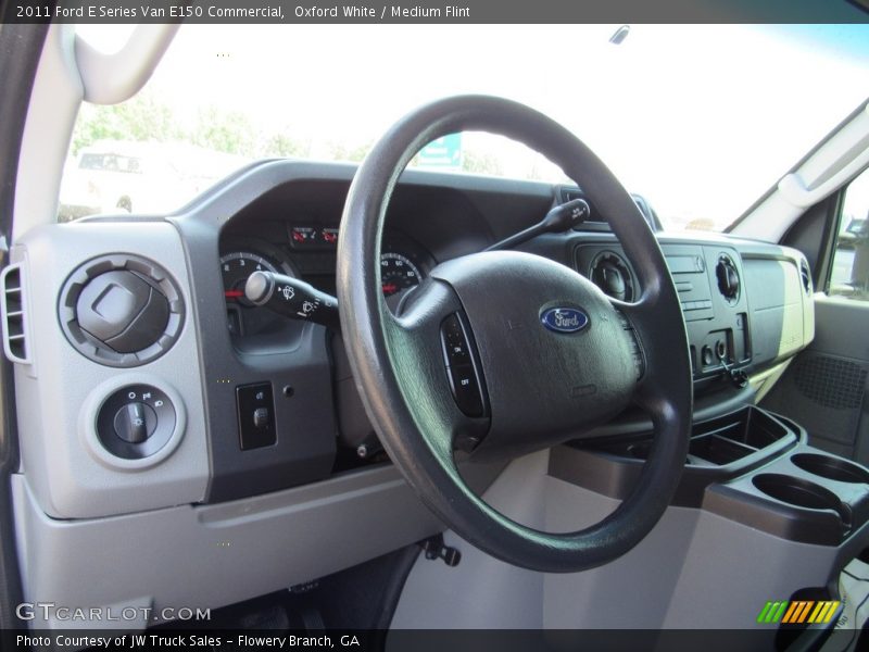 Oxford White / Medium Flint 2011 Ford E Series Van E150 Commercial