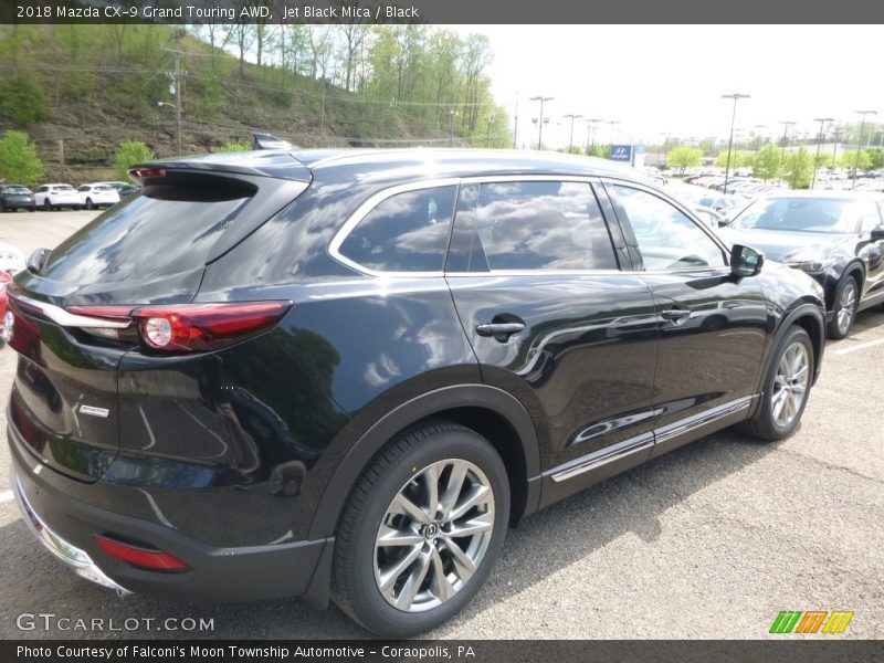 Jet Black Mica / Black 2018 Mazda CX-9 Grand Touring AWD