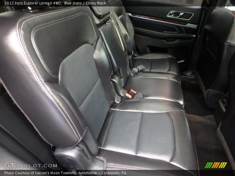 Blue Jeans / Ebony Black 2017 Ford Explorer Limited 4WD