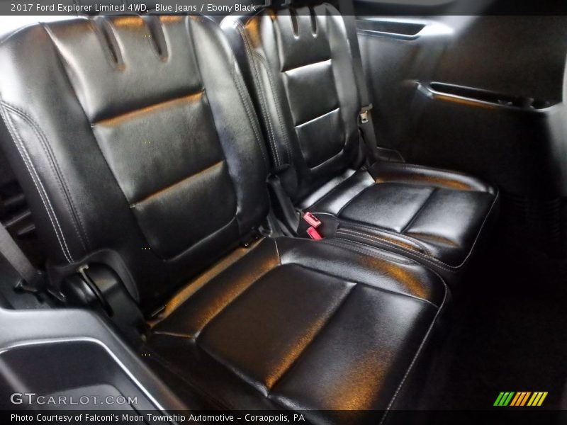 Blue Jeans / Ebony Black 2017 Ford Explorer Limited 4WD