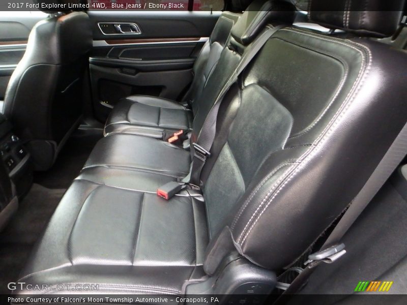 Blue Jeans / Ebony Black 2017 Ford Explorer Limited 4WD