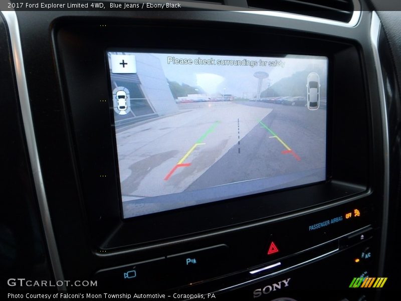 Blue Jeans / Ebony Black 2017 Ford Explorer Limited 4WD