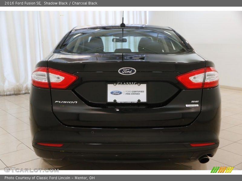 Shadow Black / Charcoal Black 2016 Ford Fusion SE