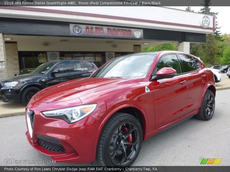 Front 3/4 View of 2018 Stelvio Quadrifoglio AWD