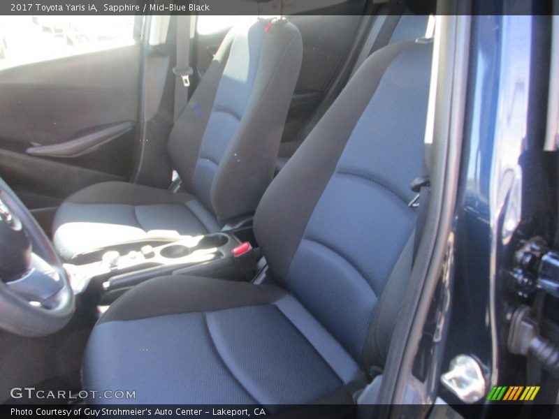 Sapphire / Mid-Blue Black 2017 Toyota Yaris iA