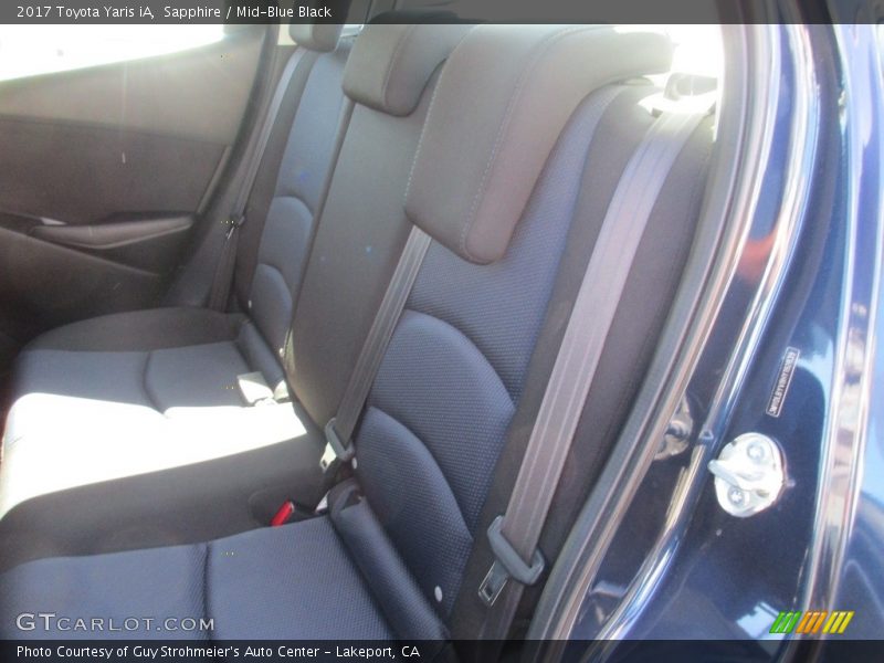 Sapphire / Mid-Blue Black 2017 Toyota Yaris iA
