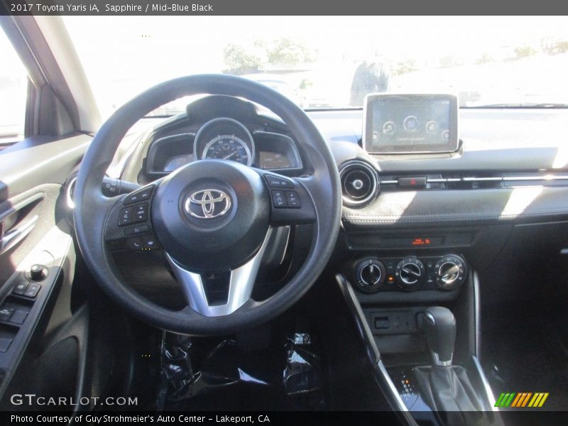Sapphire / Mid-Blue Black 2017 Toyota Yaris iA