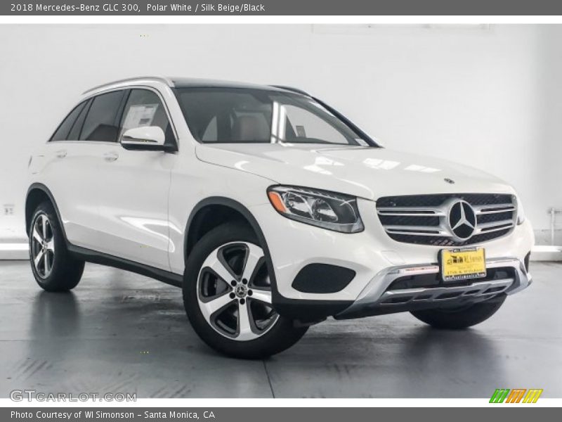 Polar White / Silk Beige/Black 2018 Mercedes-Benz GLC 300