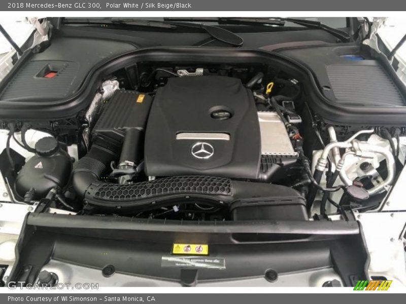 Polar White / Silk Beige/Black 2018 Mercedes-Benz GLC 300