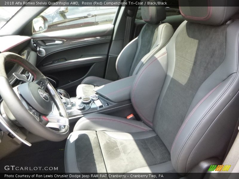 Front Seat of 2018 Stelvio Quadrifoglio AWD