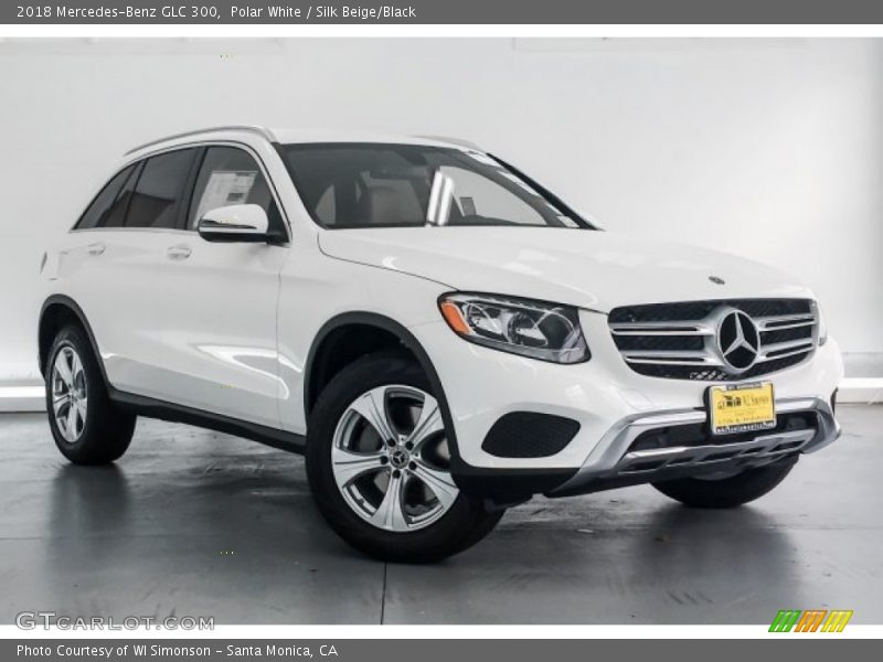 Polar White / Silk Beige/Black 2018 Mercedes-Benz GLC 300