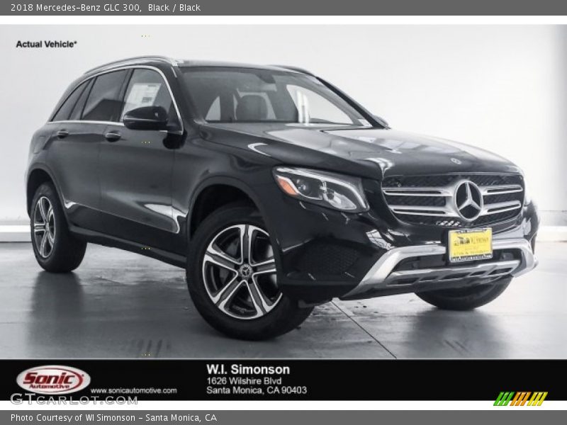 Black / Black 2018 Mercedes-Benz GLC 300