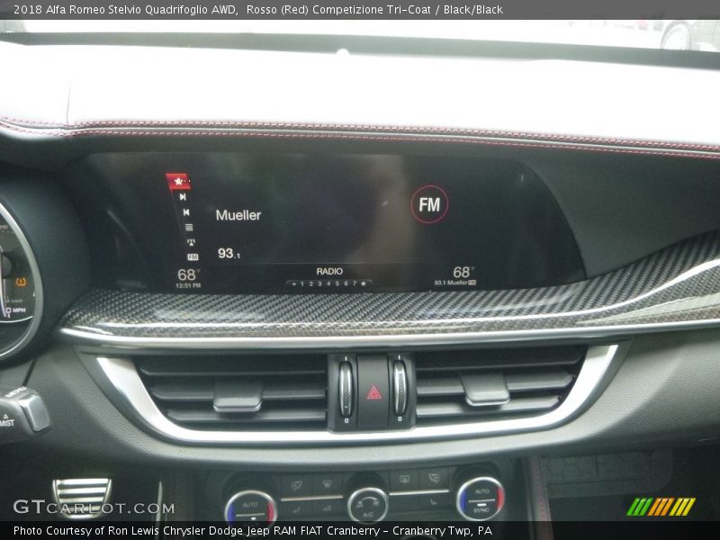 Controls of 2018 Stelvio Quadrifoglio AWD