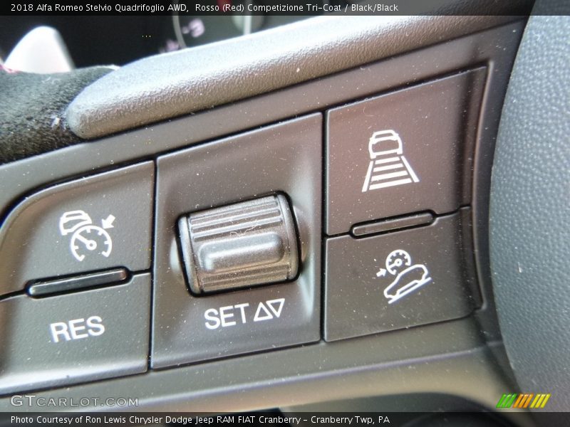 Controls of 2018 Stelvio Quadrifoglio AWD