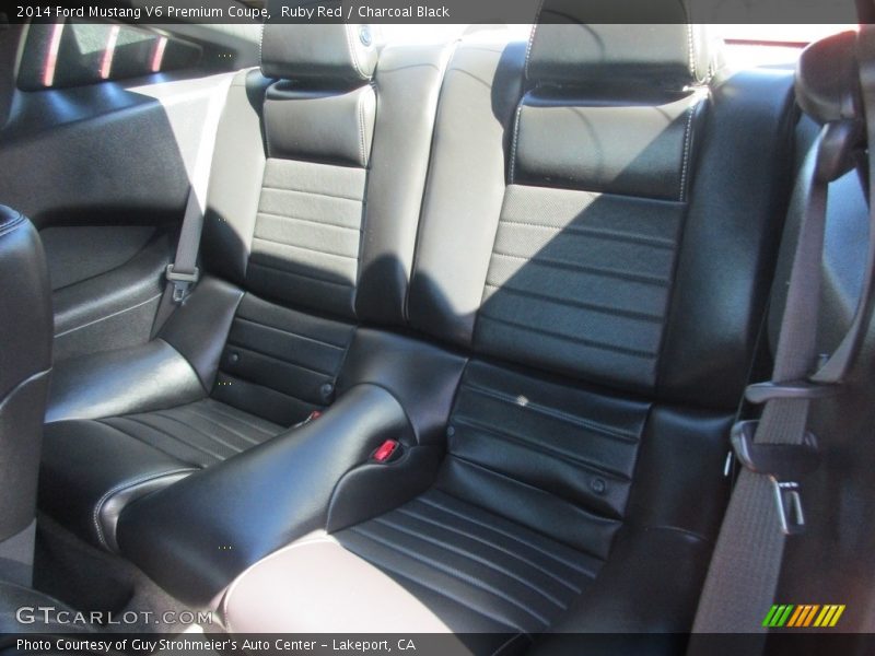 Ruby Red / Charcoal Black 2014 Ford Mustang V6 Premium Coupe