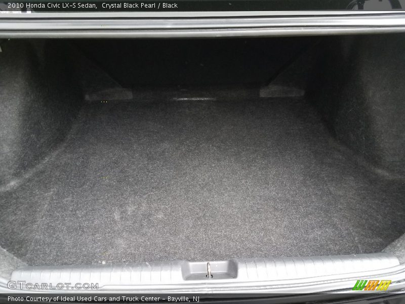 Crystal Black Pearl / Black 2010 Honda Civic LX-S Sedan