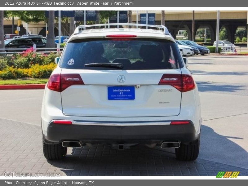 Aspen White Pearl / Parchment 2013 Acura MDX SH-AWD Technology