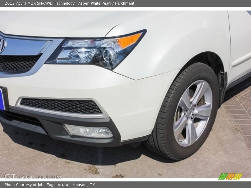 Aspen White Pearl / Parchment 2013 Acura MDX SH-AWD Technology