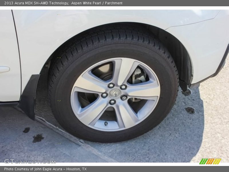 Aspen White Pearl / Parchment 2013 Acura MDX SH-AWD Technology