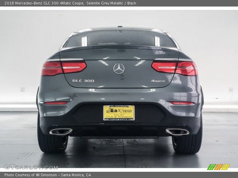 Selenite Grey Metallic / Black 2018 Mercedes-Benz GLC 300 4Matic Coupe