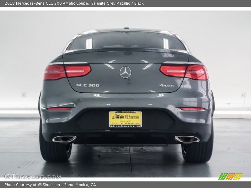 Selenite Grey Metallic / Black 2018 Mercedes-Benz GLC 300 4Matic Coupe
