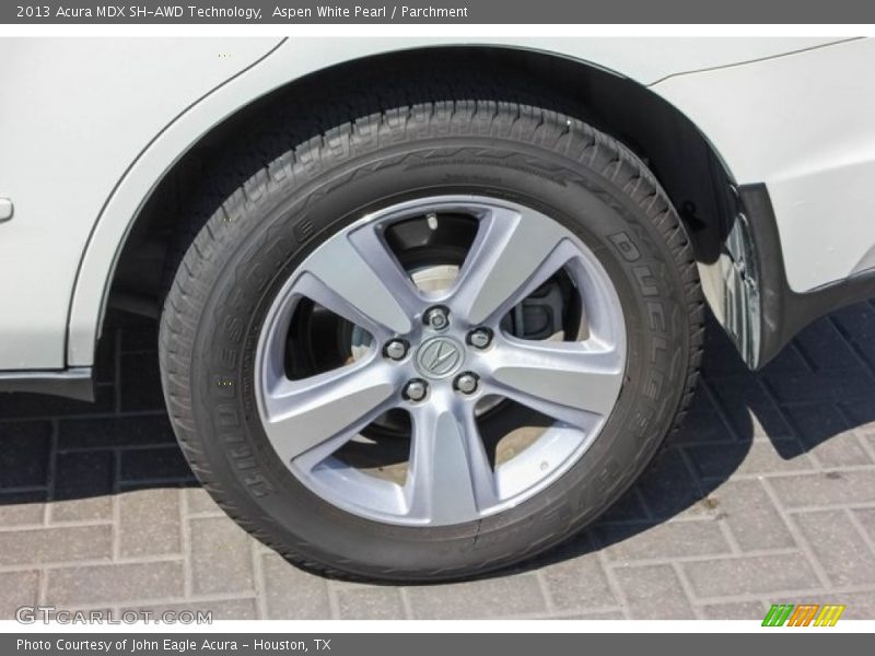 Aspen White Pearl / Parchment 2013 Acura MDX SH-AWD Technology