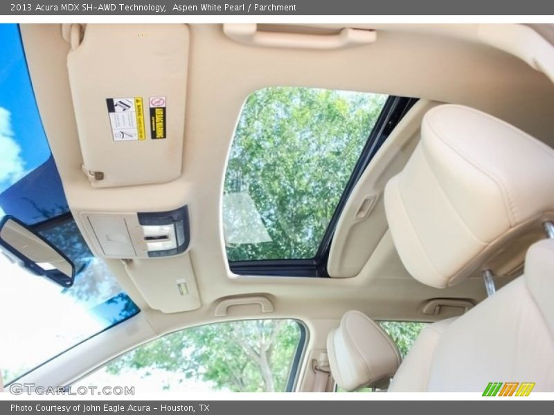 Aspen White Pearl / Parchment 2013 Acura MDX SH-AWD Technology