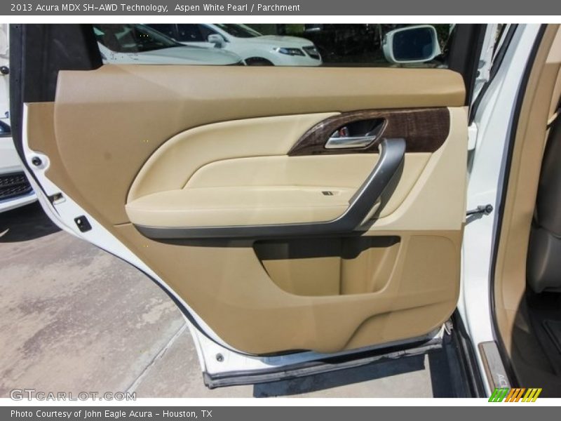 Aspen White Pearl / Parchment 2013 Acura MDX SH-AWD Technology