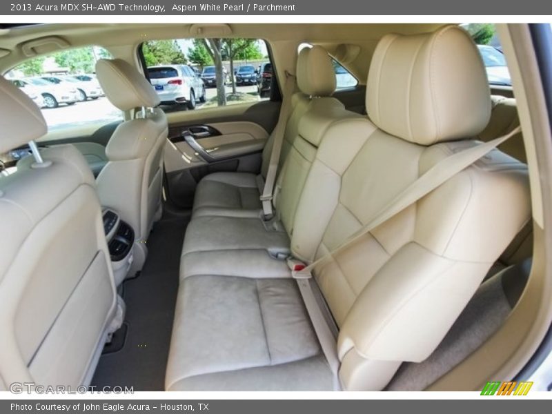 Aspen White Pearl / Parchment 2013 Acura MDX SH-AWD Technology