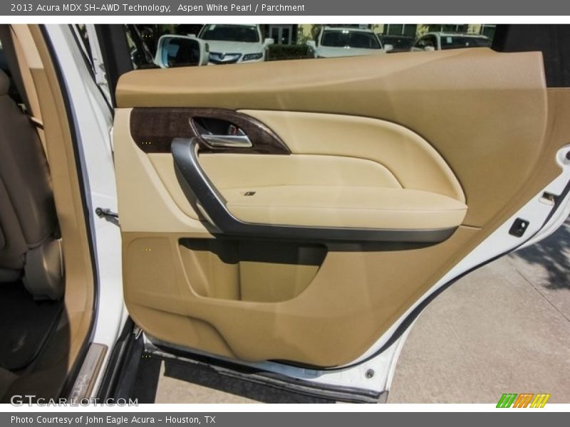 Aspen White Pearl / Parchment 2013 Acura MDX SH-AWD Technology