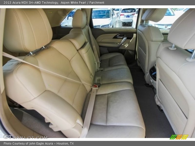 Aspen White Pearl / Parchment 2013 Acura MDX SH-AWD Technology
