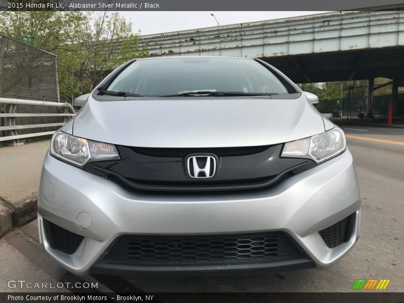 Alabaster Silver Metallic / Black 2015 Honda Fit LX