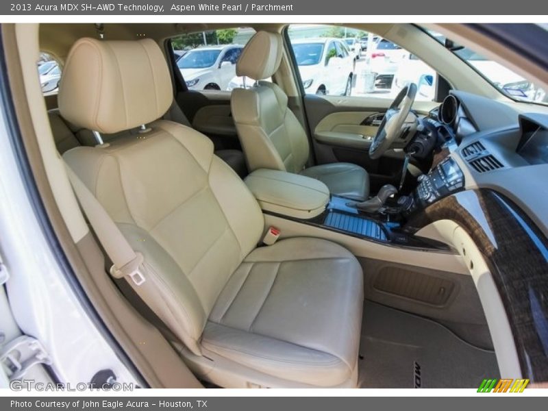 Aspen White Pearl / Parchment 2013 Acura MDX SH-AWD Technology