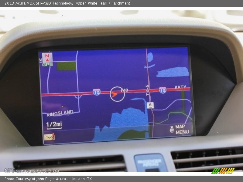 Aspen White Pearl / Parchment 2013 Acura MDX SH-AWD Technology