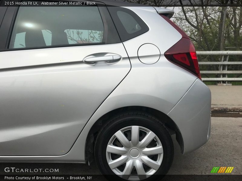 Alabaster Silver Metallic / Black 2015 Honda Fit LX