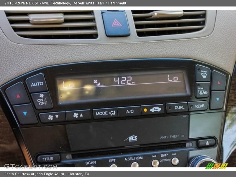 Aspen White Pearl / Parchment 2013 Acura MDX SH-AWD Technology