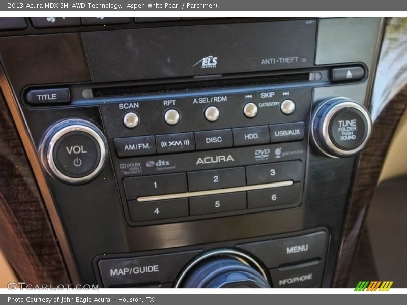 Aspen White Pearl / Parchment 2013 Acura MDX SH-AWD Technology