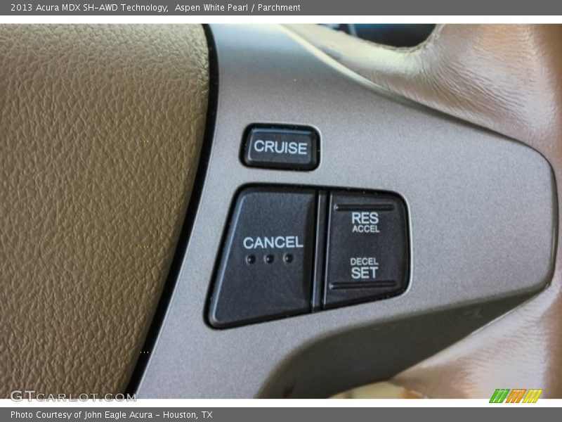 Aspen White Pearl / Parchment 2013 Acura MDX SH-AWD Technology